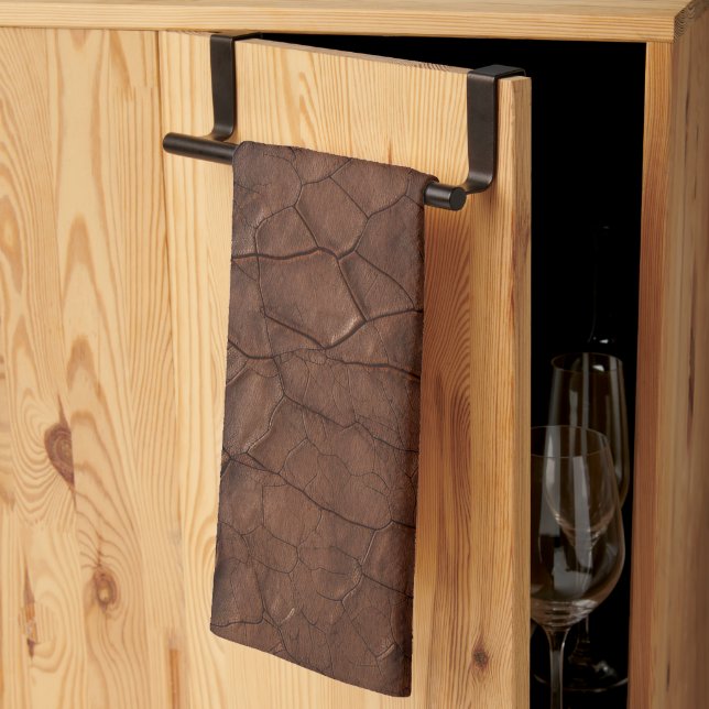 Leather-look Tea Towel (Thirds Fold)