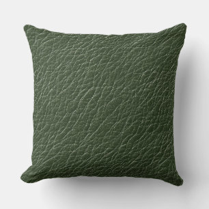 Leather Look Throw Pillow