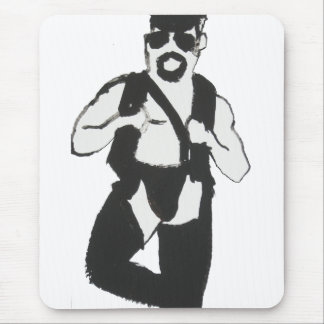 Leather Man Mouse Mat