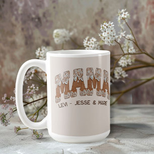 Leather n' Lace Country Varsity Style Mama  Coffee Mug