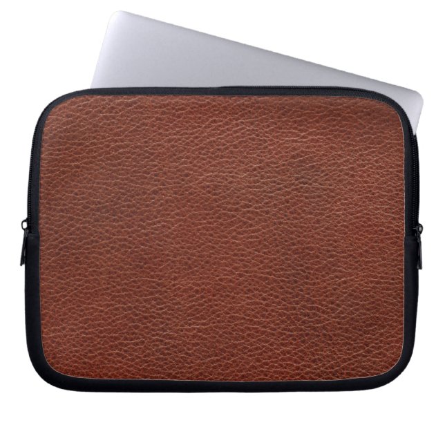 Leather Neoprene Laptop Sleeve 10 inch (Front)
