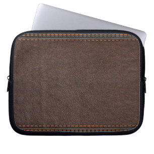 Leather Neoprene Laptop Sleeve 10 inch