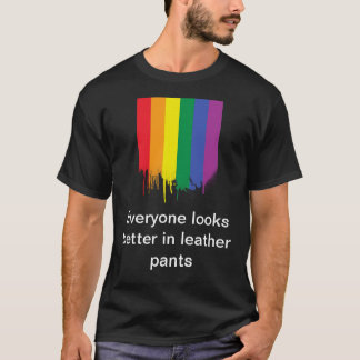 Leather Pant T-Shirt