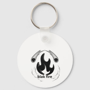 Leather Patch Hat Key Ring