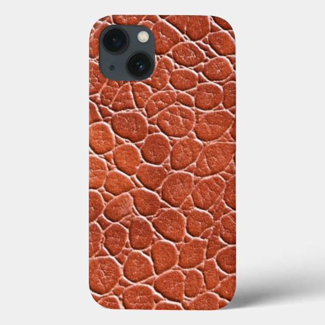 Leather Pattern Case-Mate iPhone Case (Back)