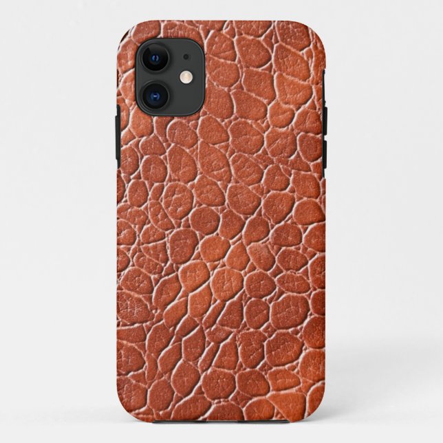 Leather Pattern Case-Mate iPhone Case (Back)