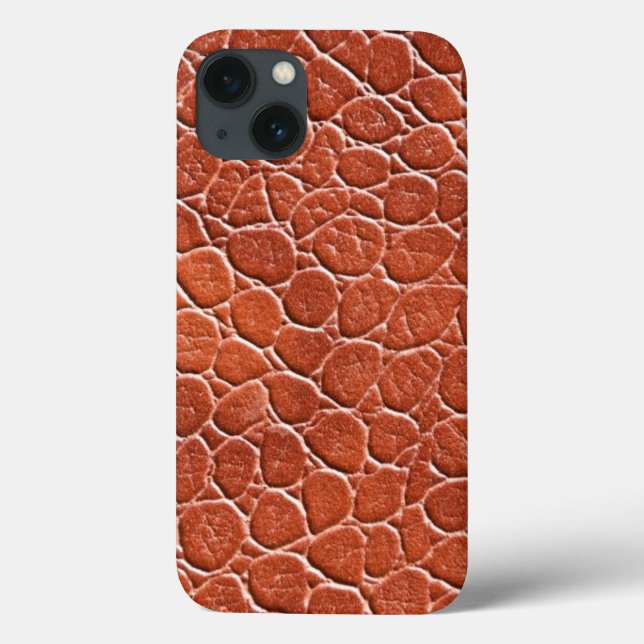 Leather Pattern Case-Mate iPhone Case (Back)