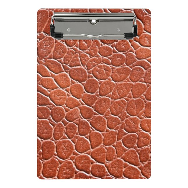 Leather Pattern Mini Clipboard (Front)