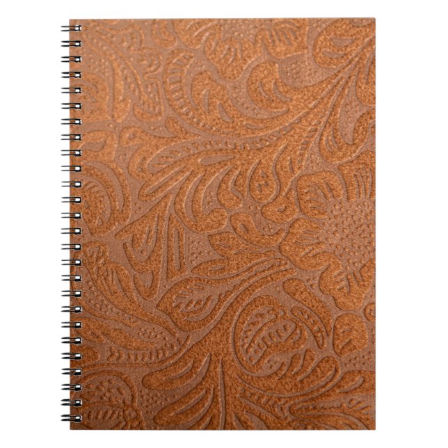 Leather pattern that is faux or fake notebook (Front)