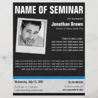 Leather Photo Conference Seminar Flyers