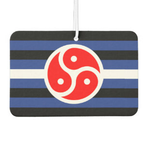 Leather Practice Pride Flag Car Air Freshener