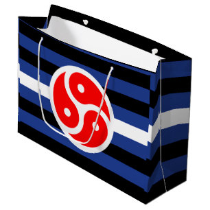 Leather Practice Pride Flag Large Gift Bag