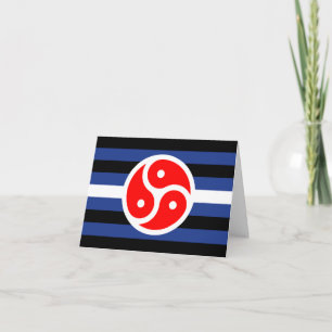 Leather Practice Pride Flag Thank You Card