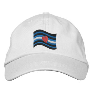 Leather Pride Embroidered Hat