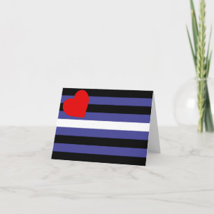 Leather Pride Flag Card
