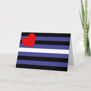 Leather Pride Flag Holiday Card