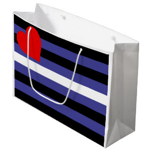 Leather Pride Flag Large Gift Bag