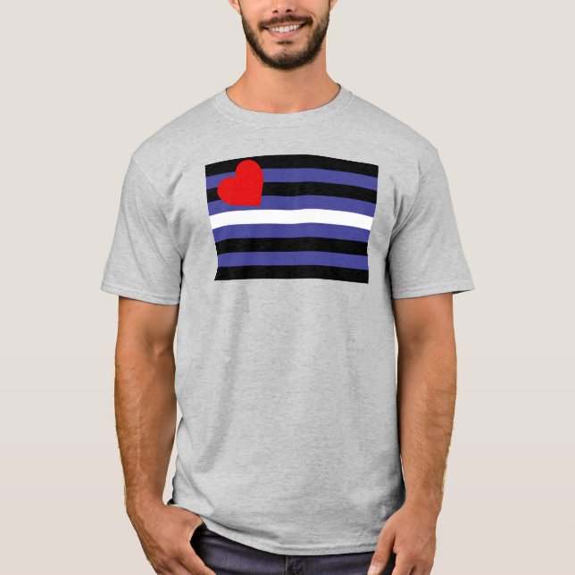 Leather Pride Flag T-Shirt (Front)