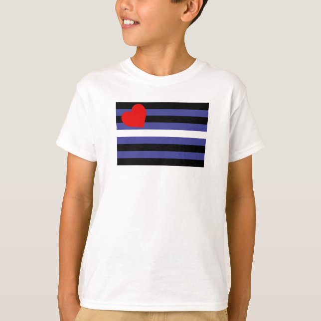 Leather Pride Flag T-Shirt (Front)