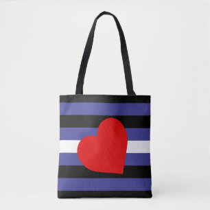 Leather Pride Flag Tote Bag