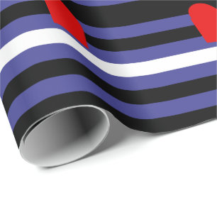 Leather Pride Flag Wrapping Paper
