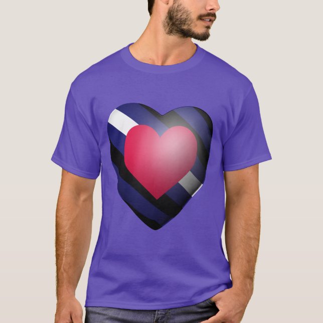LEATHER PRIDE HEART T-Shirt (Front)