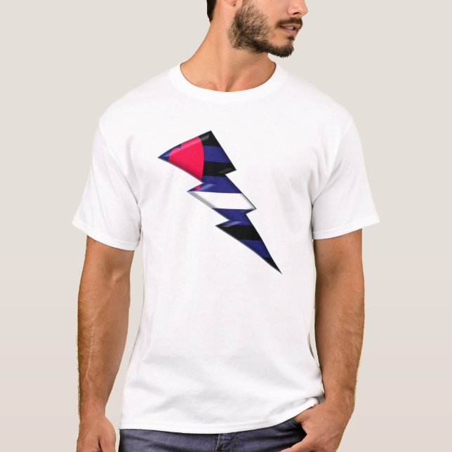 Leather Pride Lightning Bolt T-Shirt (Front)