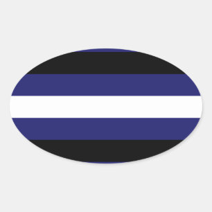 LEATHER PRIDE OVAL STICKER