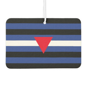 Leather Queer Pride Flag Car Air Freshener
