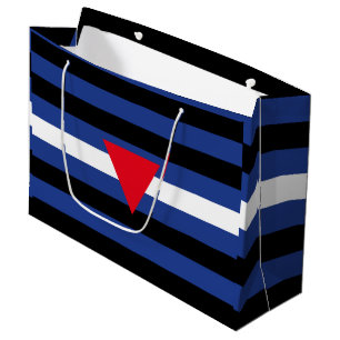 Leather Queer Pride Flag Large Gift Bag