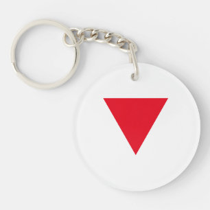 Leather Queer Pride Key Ring