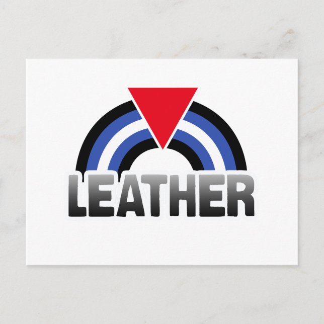 Leather Queer Pride Postcard (Front)