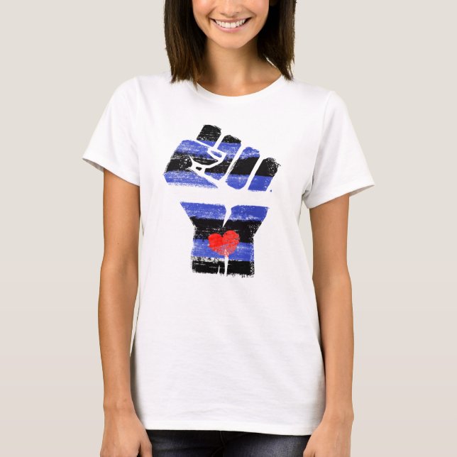 LEATHER RESIST FIST T-Shirt (Front)