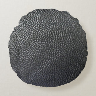 leather round cushion