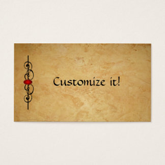 Leather & Ruby CUSTOM Profile CARD