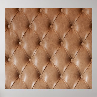 Leather Sofa: Textured Background Poster