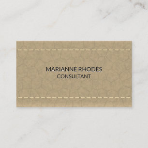Leather Stitching Business Card