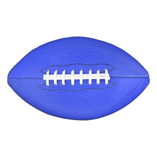 leather structure,blue american football (Front)