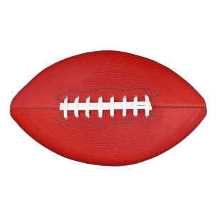 leather structure,red american football