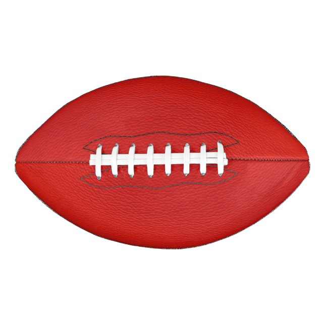leather structure,red american football (Front)