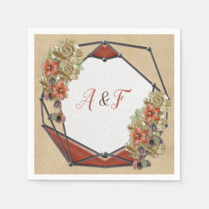 Leather & Suede Texture Art Napkins