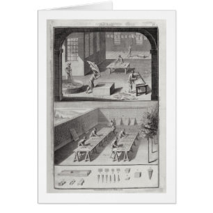 Leather tanning, from the 'Encyclopaedia' by Denis