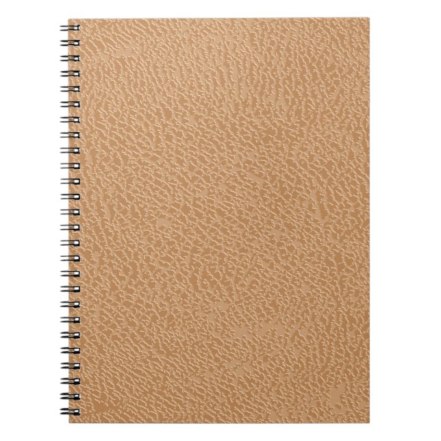 Leather texture background. Brown leather texture. Notebook (Front)