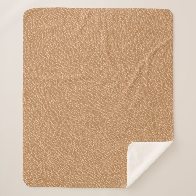 Leather texture background. Brown leather texture. Sherpa Blanket (Front)