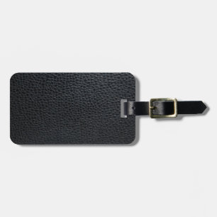 Leather Texture Luggage Tag