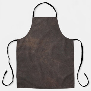 Leather texture scrapbooking brown apron