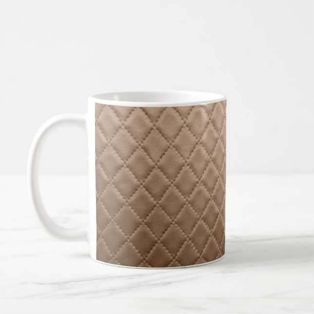 Leather textureleather, pattern, abstract, animal, coffee mug (Left)