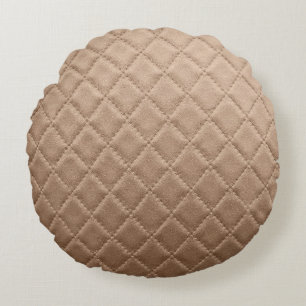 Leather textureleather, pattern, abstract, animal, round cushion