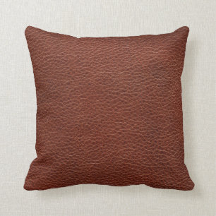 Leather Throw Pillow 16" x 16"