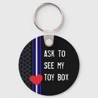 Leather Toybox Key Ring